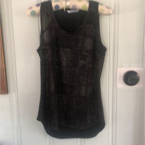 Black Sleeveless Women's Top